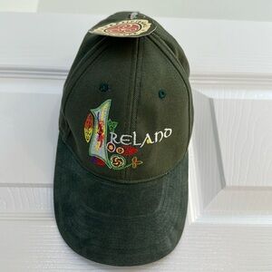 Ireland Green Baseball Embroided Cap Irish Made 100% Cotton 59cm